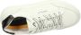 Ambitious Witte leren sneakers met zwarte hielinzet White - Thumbnail 12