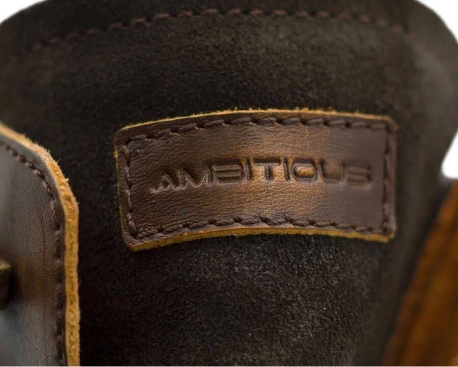 Ambitious Leren Casual Veterlaarzen