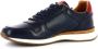 Ambitious Men s lederen sneakers Blauw Heren - Thumbnail 2