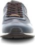 Ambitious Blauwe Leren Hardloopsneakers met Bruine Details Blauw Heren - Thumbnail 10