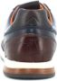 Ambitious Blauwe Leren Hardloopsneakers met Bruine Details Blauw Heren - Thumbnail 12