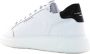 Ambitious Witte leren sneakers met zwarte hielinzet White - Thumbnail 6