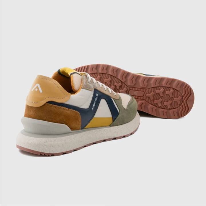 Ambitious Suede Sneakers Stijl 13816 Khaki Beige