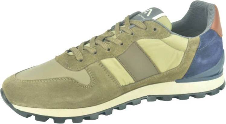 Ambitious Taupe Combi Sport. Loper sneakers Bruin Heren