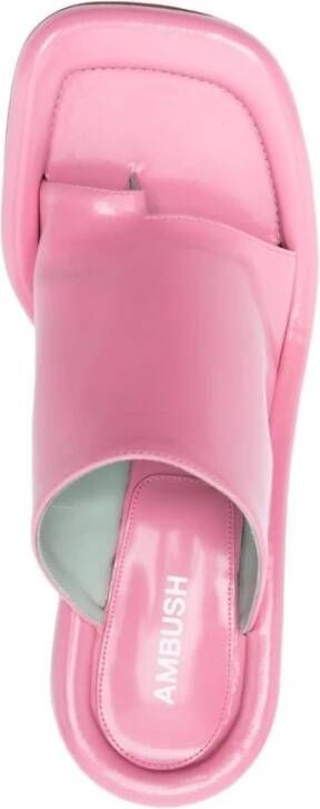 AMBUSH Cushion muiltjes met vierkante neus Roze - Foto 3