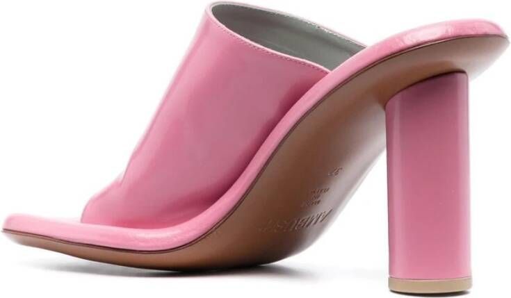 AMBUSH Cushion muiltjes met vierkante neus Roze - Foto 4
