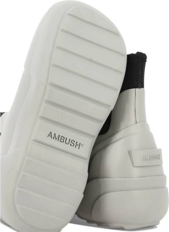 Ambush Rubber Enkellaarzen Gray Heren