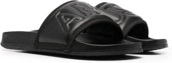 AMBUSH Leren slippers Zwart - Foto 2