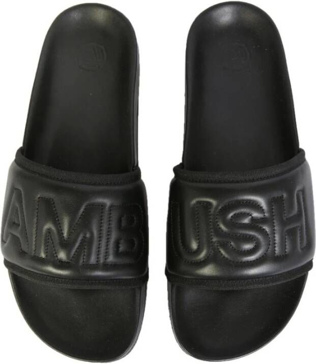 AMBUSH Gewatteerde slippers Zwart - Foto 4