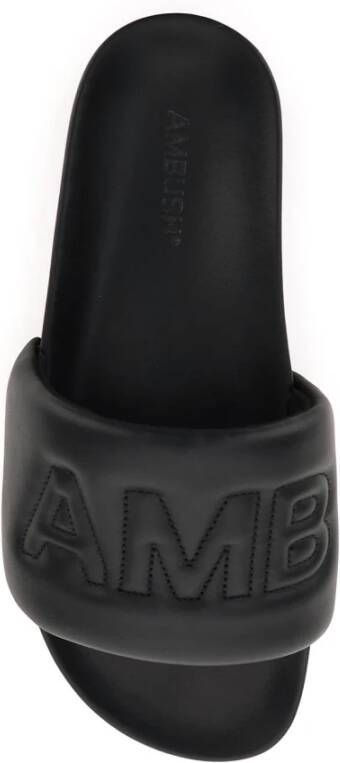 AMBUSH Slippers met logo Zwart - Foto 3