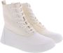 Ambush Leather Mix Hi-Top Sneaker Off Heren Wit - Thumbnail 4