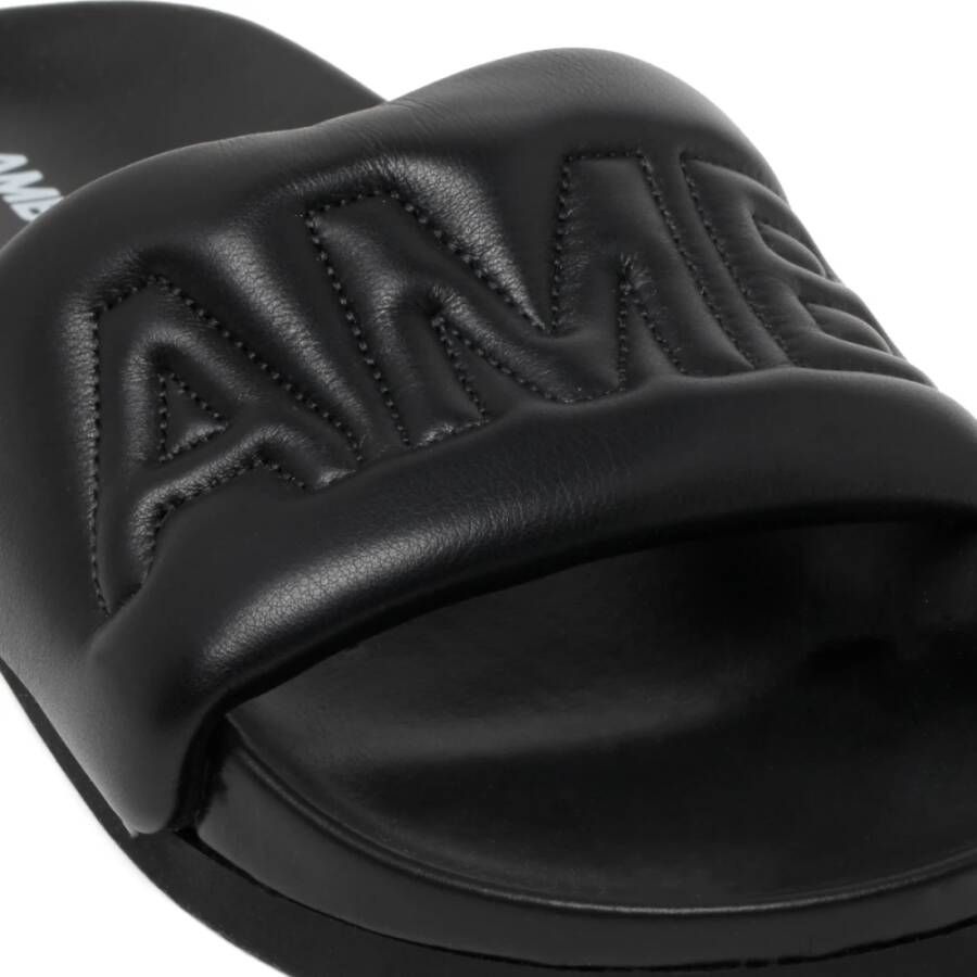 Ambush Leren Gewatteerde Slippers