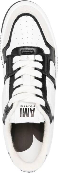 Ami Paris 101 Wit Zwart Arcade Sneakers Wit Dames