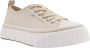 Ami Paris Beige Canvas Sneakers Vetersluiting Ontwerp Beige Heren - Thumbnail 2
