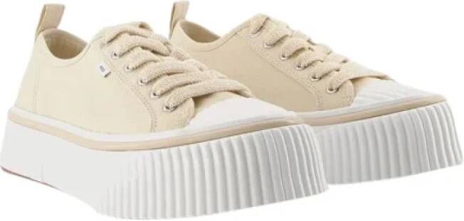 Ami Paris Cotton sneakers Beige Heren