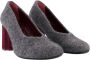 Ami Paris Grijze Wol Pumps Mohair Materiaal - Thumbnail 2
