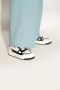 Ami Paris Arcade Sneakers Leer Wit Zwart White - Thumbnail 2