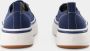 Ami Paris Canvas Lage Top 1980 Sneakers Blue - Thumbnail 4