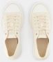 Ami Paris Crème Canvas Sneakers Stijlvol en Trendy Beige - Thumbnail 9