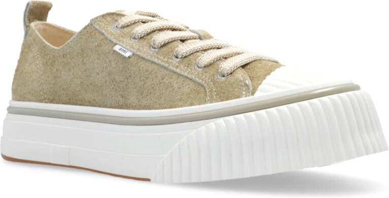 Ami Paris Sportschoenen Beige Heren