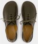 Ami Paris Zwarte Leren Platte Schoenen - Thumbnail 2