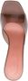 Amina Muaddi Bruine hoge hak open neus schoenen Brown Dames - Thumbnail 4