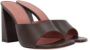 Amina Muaddi Donkerbruine Muiltje Sandalen Brown Dames - Thumbnail 2