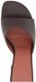 Amina Muaddi Donkerbruine Muiltje Sandalen Brown Dames - Thumbnail 4