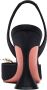 Amina Muaddi Slingback Pumps met Geometrische Hak en Strass Versiering Black Dames - Thumbnail 2