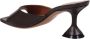 Amina Muaddi Koffie Slipper 70 Brown Dames - Thumbnail 3