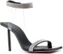 Amina Muaddi Kristalversierde sandalen Rih 110mm Black Dames - Thumbnail 2