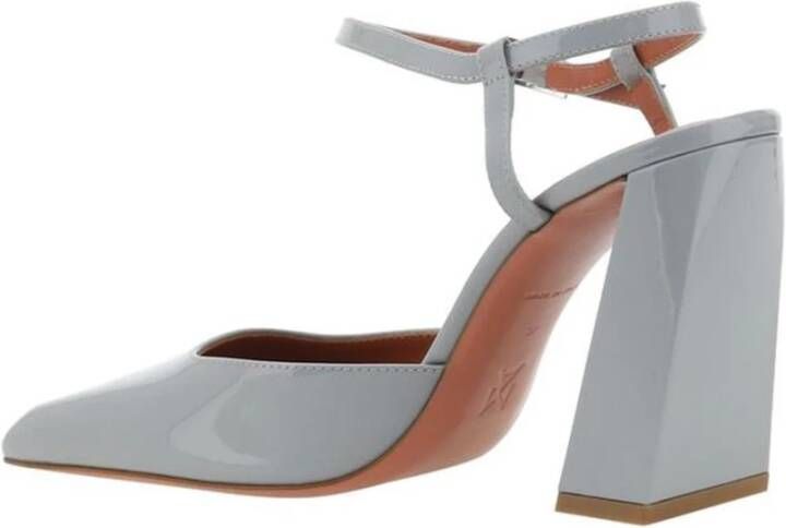 Amina Muaddi Lakleren Charlotte Pumps Verstelbare Band
