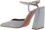 Amina Muaddi Lakleren Charlotte Pumps Verstelbare Band - Thumbnail 2