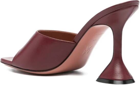 Amina Muaddi Lupita Slipper Wine Schoenen