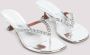 Amina Muaddi Metallic Sandalen voor Vrouwen Aw25 - Thumbnail 2