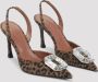 Amina Muaddi Multicolor Suède Pumps Elegante Hakken - Thumbnail 2