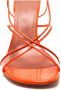 Amina Muaddi Oranje Leren Sandalen - Thumbnail 2
