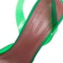 Amina Muaddi Pre-owned Fabric heels Green Dames - Thumbnail 7