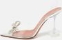 Amina Muaddi Pre-owned Fabric heels White Dames - Thumbnail 2