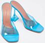 Amina Muaddi Pre-owned Fabric sandals Blue Dames - Thumbnail 3