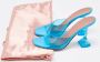 Amina Muaddi Pre-owned Fabric sandals Blue Dames - Thumbnail 8
