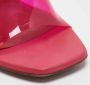 Amina Muaddi Pre-owned Fabric sandals Pink Dames - Thumbnail 6
