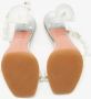 Amina Muaddi Pre-owned Fabric sandals White Dames - Thumbnail 6