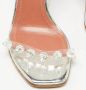 Amina Muaddi Pre-owned Fabric sandals White Dames - Thumbnail 7
