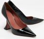 Amina Muaddi Pre-owned Leather heels Black Dames - Thumbnail 4