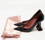 Amina Muaddi Pre-owned Leather heels Black Dames - Thumbnail 9