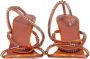 Amina Muaddi Pre-owned Leather heels Orange Dames - Thumbnail 2