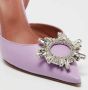 Amina Muaddi Pre-owned Leather heels Purple Dames - Thumbnail 7