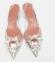 Amina Muaddi Pre-owned Leather heels White Dames - Thumbnail 3