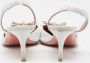 Amina Muaddi Pre-owned Leather heels White Dames - Thumbnail 5